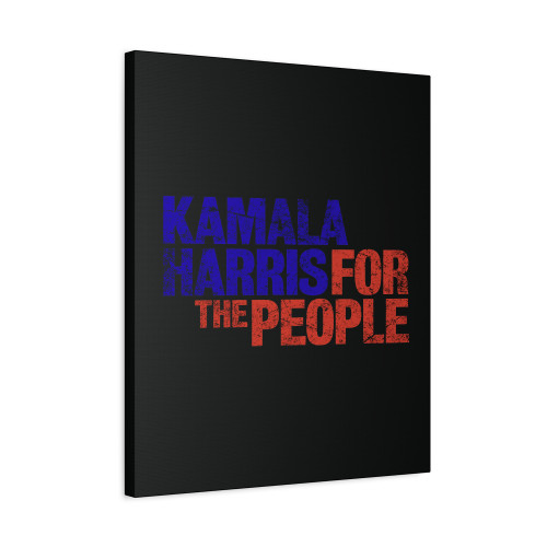 Kamala Harris For The People Grunge Canvas Print Poster