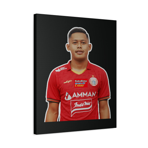 Taufik Hidayat 1999 Persija Canvas Print Poster