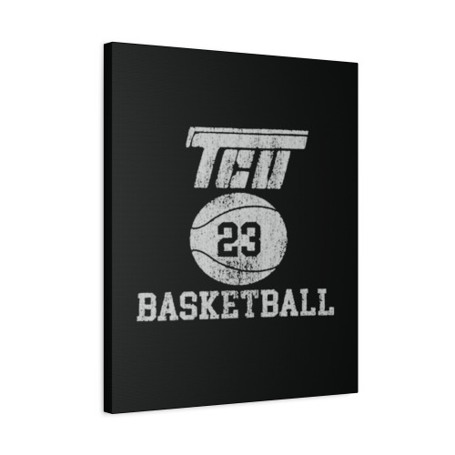 Tcu Horned Frogs Basketball Flying T 2023 Canvas Print Poster
