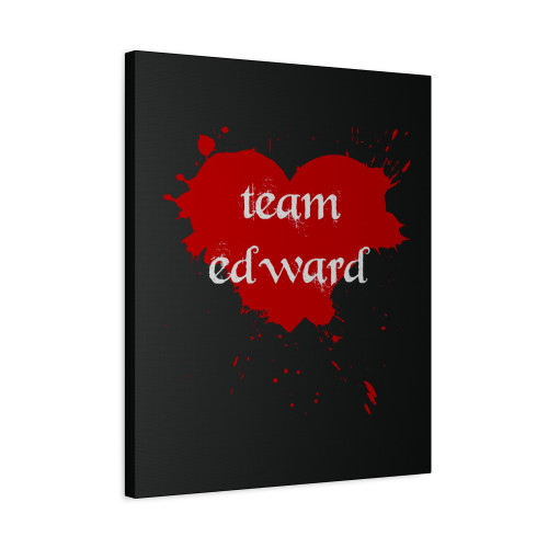 Team Edward Canvas Print Poster
