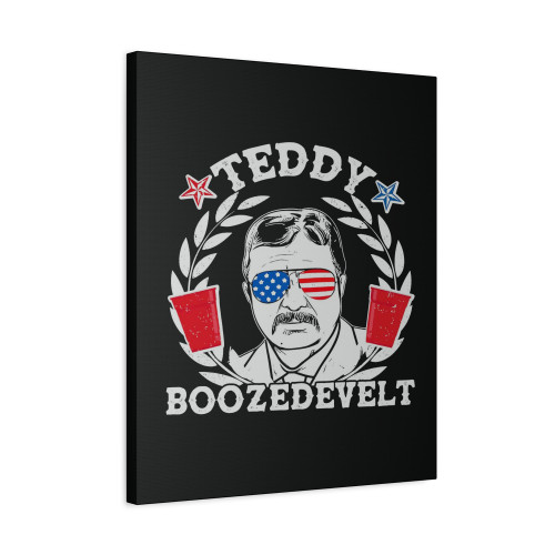 Teddy Boozedevelt Usa Beer Party Canvas Print Poster