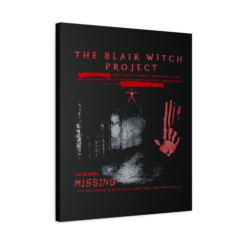 The Blair Witch Project Are You Not Scared Enough Canvas Print Poster