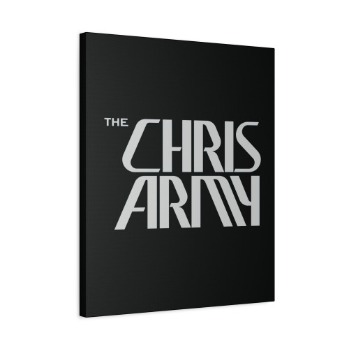 The Chris Army Concept Type Canvas Print Poster The Chris Army Concept Type Canvas Print Poster