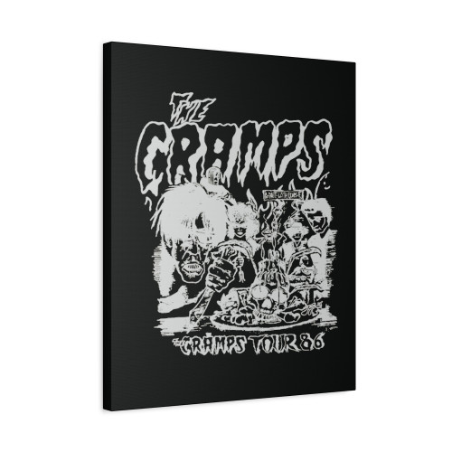 The Cramps Tour 86 Canvas Print Poster