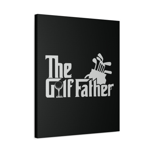 The Golf Father Canvas Print Poster