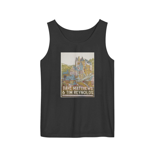 2017 Dave Matthews And Tim Reynolds Berlin Koln Silkscreen Concert Poster Unisex Tank Top