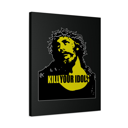Kill Your Idols Retro Vintage Distressed Canvas Print Poster