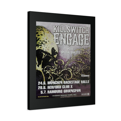 Killswitch Engage Starting Over Tour 2009 Canvas Print Poster
