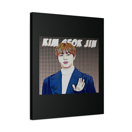 Kim Seok Jin Art Bts Canvas Print Poster