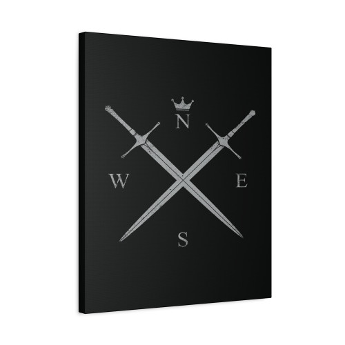 King In The North Game Of Thrones Canvas Print Poster King In The North Game Of Thrones Canvas Print Poster