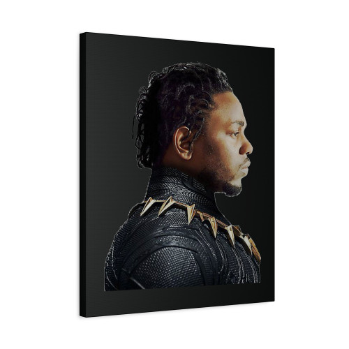 King Kendrick Lamar Black Panther Canvas Print Poster