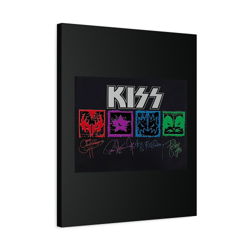 Kiss Band Rock Heavy Metal Canvas Print Poster