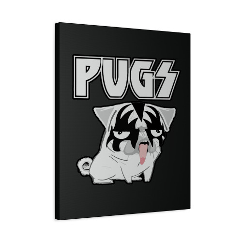 Kiss Pug Canvas Print Poster