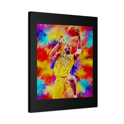 Kobe Bryant Basketball Art Canvas Print Poster