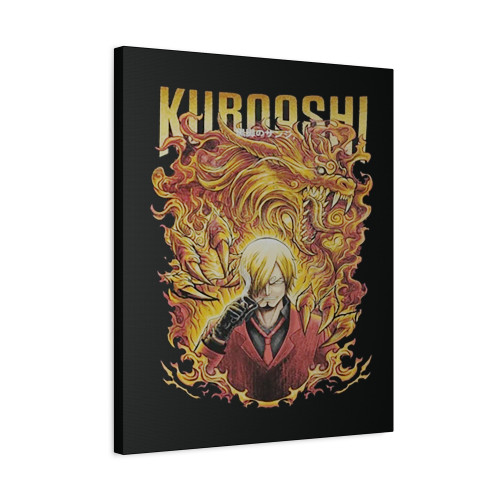 Kuroashi Sanji Vinsmoke Canvas Print Poster