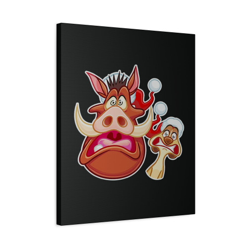 Timon Y Pumba Canvas Print Poster
