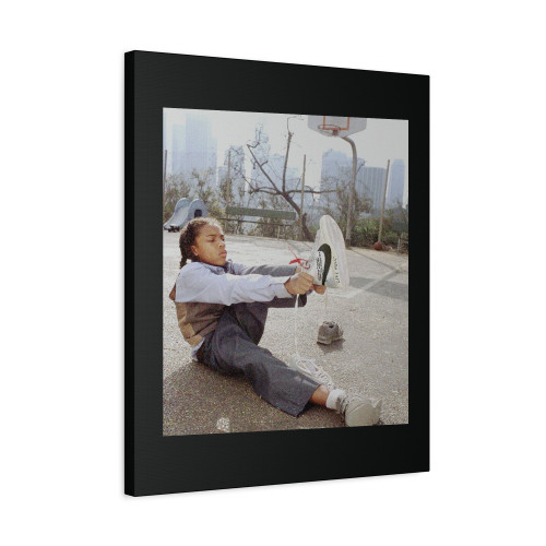 Travis Scott Jordan 1 Rodeo Look Mom I Can Fly Vintage Michael Concert Tour Merch Canvas Print Poster