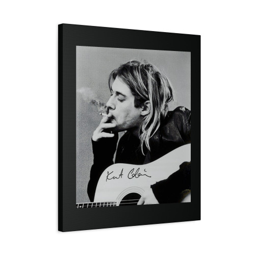 Kurt Donald Cobain Canvas Print Poster