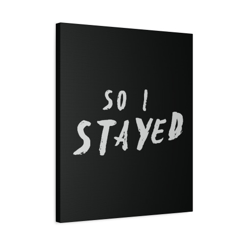 Kygo Stay Lyrics So I Stayed Canvas Print Poster