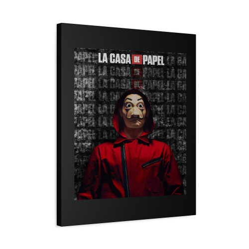 La Casa De Papel Money Heist Canvas Print Poster