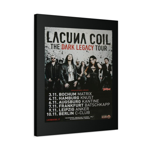Lacuna Coil Darrk Legacy Tour 2012 Canvas Print Poster