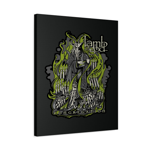 Lamb Of God Congregation Warbeast Illustrations Canvas Print Poster