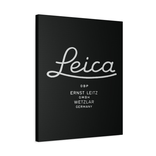 Leica Camera Retro Logo Photography Canvas Print Poster