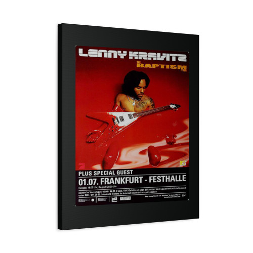 Lenny Kravitz The Baptism Frankfurt 2004 Canvas Print Poster