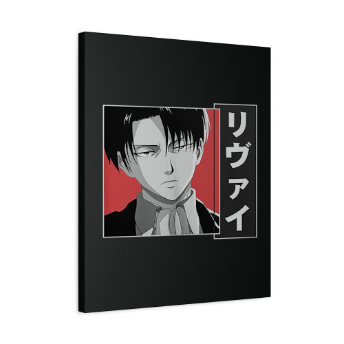 Levi Ackerman Shingeki No Kyojin Canvas Print Poster