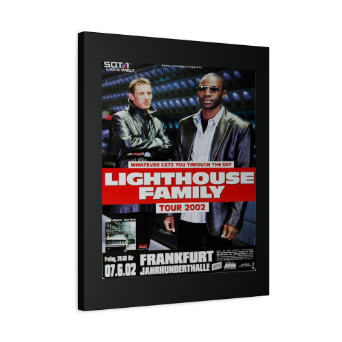 Lighthouse Family Whatever Gets You Frankfurt 2002 Canvas Print Poster