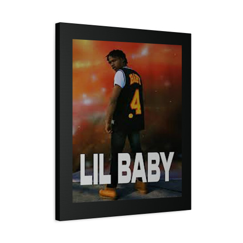 Lil Baby Jersey Canvas Print Poster