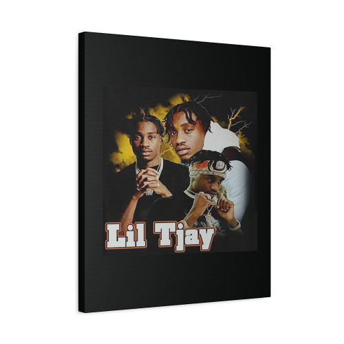 Lil Tjay 90S Vintage X Bootleg Style Canvas Print Poster