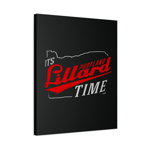 Lillard Time Blazers Canvas Print Poster