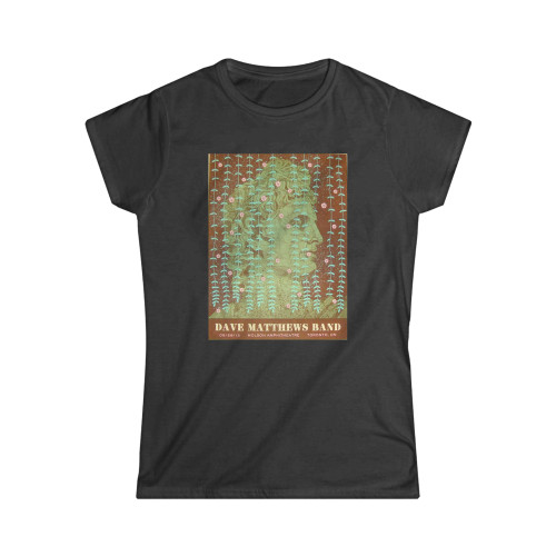 2013 Dave Matthews Band Toronto Silkscreen Concert Poster Women's T-Shirt Tee