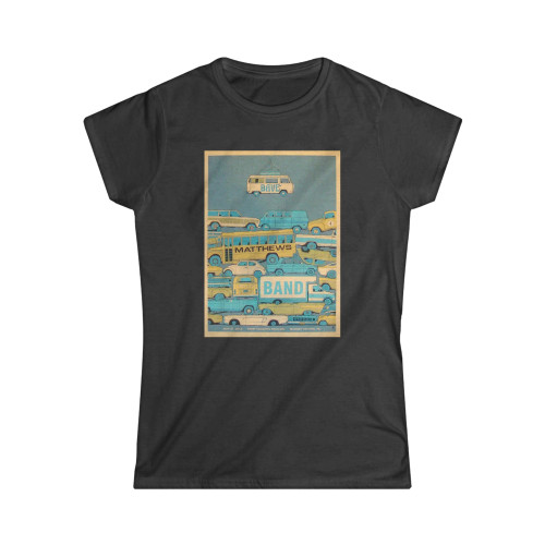 2013 Dave Matthews Band Burgettstown Silkscreen Concert Poster Women's T-Shirt Tee