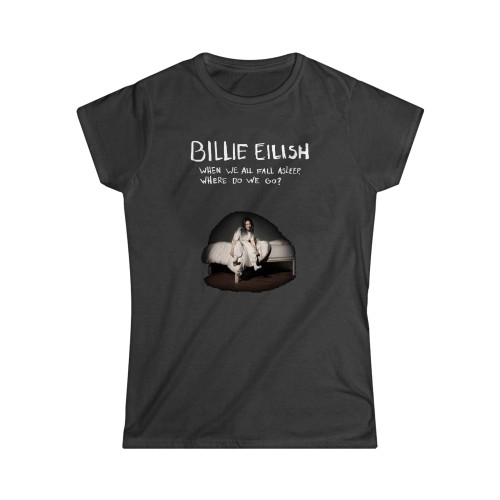Billie Eilish When We All Fall Asleep Where Do We Go Album Women's T-Shirt Tee
