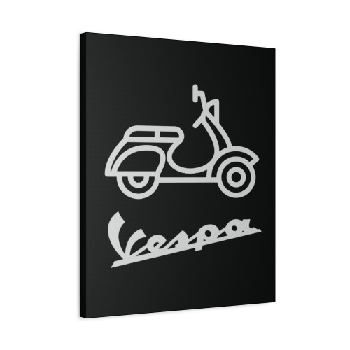 Vespa Piaggio Estiva Canvas Print Poster