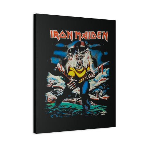 Vintage 1985 Iron Maiden Live After Dead Rare Canvas Print Poster