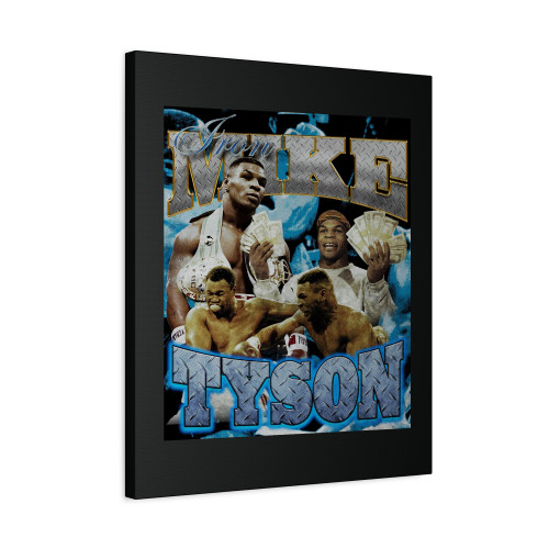 Vintage 90S Bootleg Rap Mike Tyson Canvas Print Poster