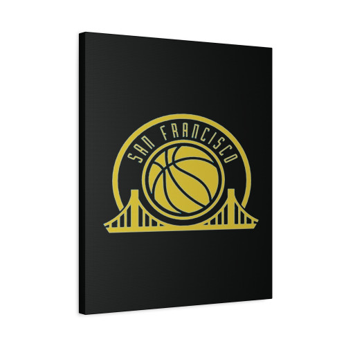 Vintage Golden State Basketball Canvas Print Poster