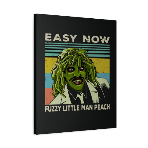 Vintage Old Gregg Easy Now Fuzzy Little Man Peach The Mighty Boosh Canvas Print Poster