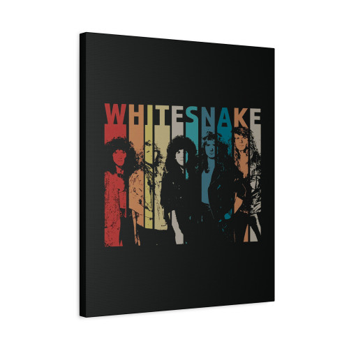 Vintage Retro Whitesnake Band Canvas Print Poster
