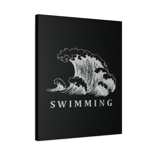 Waves Swimming Circles Mac Miller Canvas Print Poster