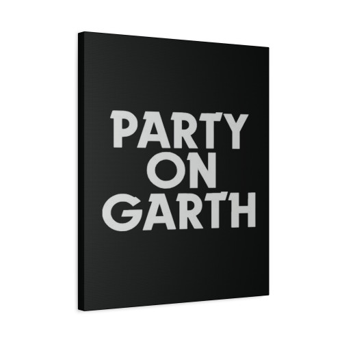 Wayne's World Onesie Party On Garth Canvas Print Poster