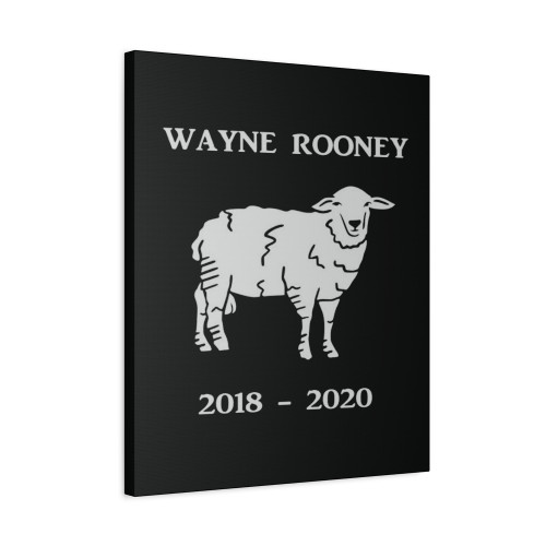 Wayne Rooney Sheep Canvas Print Poster