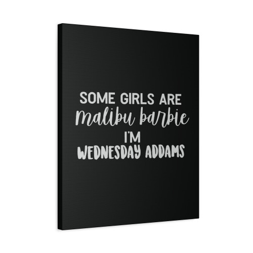 Wednesday Addams Family Black Canvas Print Poster Wednesday Addams Family Black Canvas Print Poster