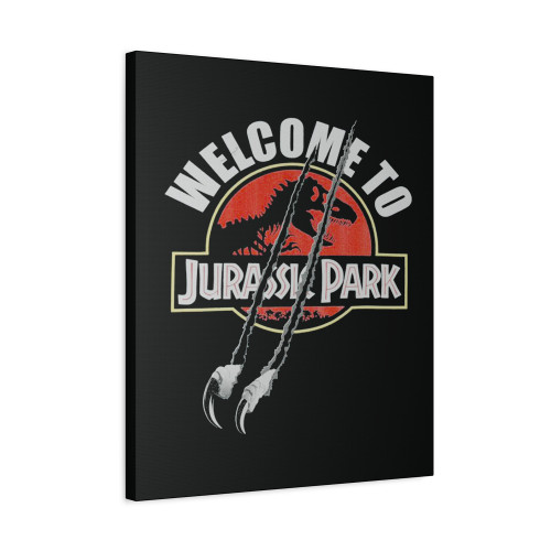 Welcome To Jurassic Park Jurassic Park Canvas Print Poster