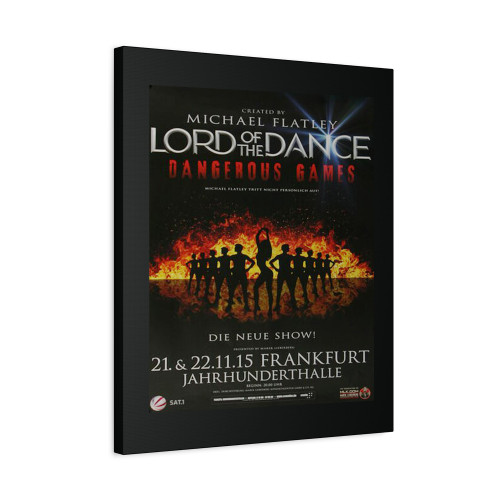 Lord Of The Dance Danger Dance Frankfurt 2015 Canvas Print Poster