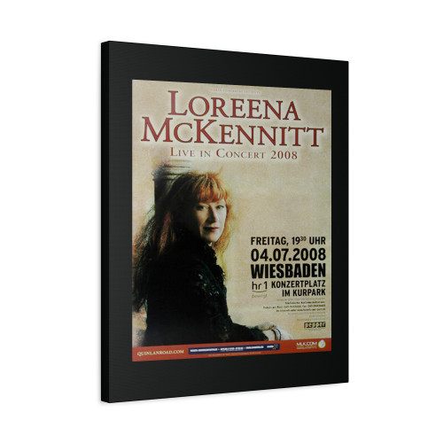 Loreena Mckennitt All The Way Wiesbaden 2008 Canvas Print Poster