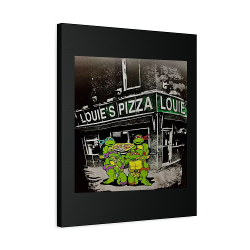 Louies Pizza Canvas Print Poster Louies Pizza Canvas Print Poster